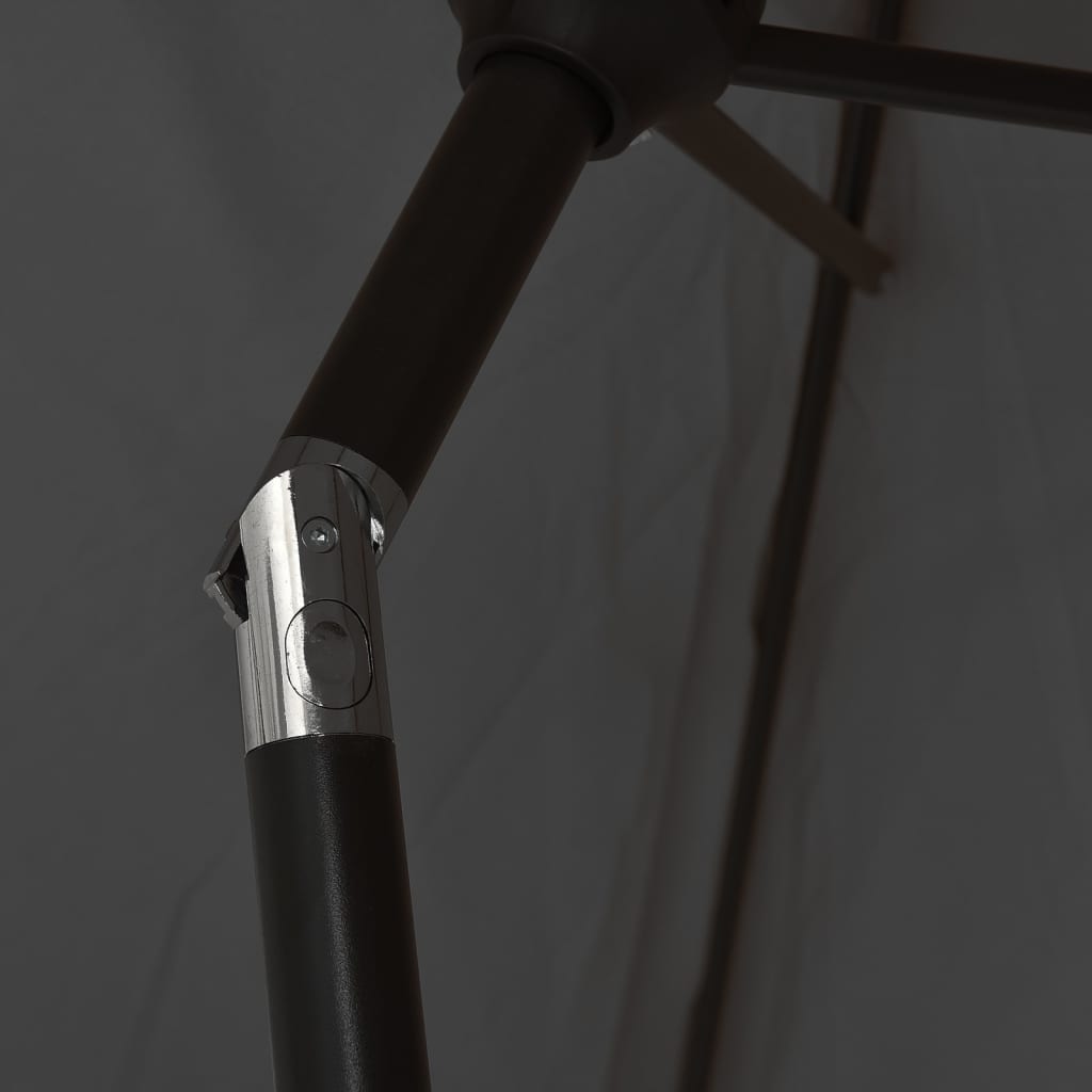 vidaXL Umbrelă de soare, antracit, 200 x 224 cm, aluminiu vidaXL Umbrelă de soare, antracit, 200 x 224 cm, aluminiu