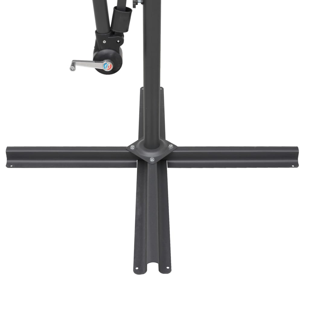 vidaXL Umbrelă de soare suspendată, cărămiziu, 3 m, stâlp de aluminiu vidaXL Umbrelă de soare suspendată, cărămiziu, 3 m, stâlp de aluminiu