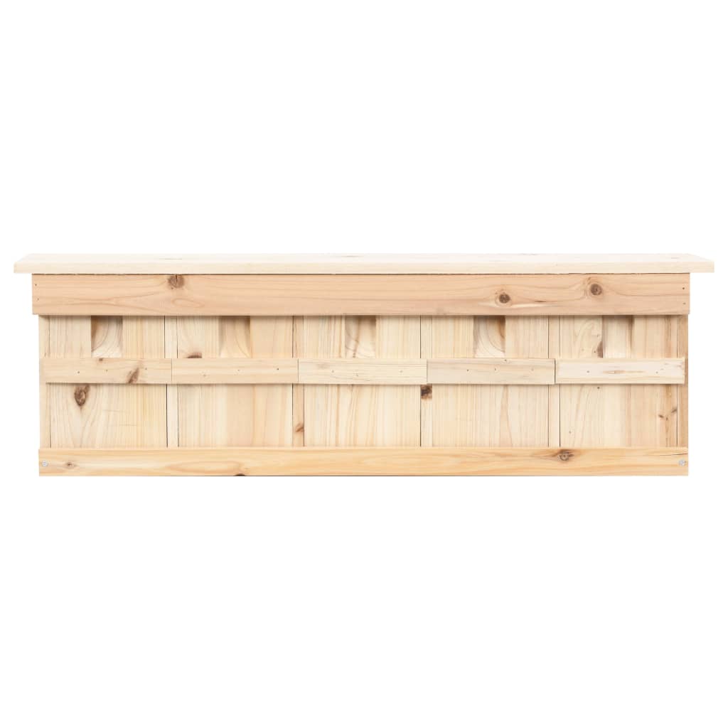 vidaXL Căsuță de vrăbii cu 5 încăperi, 68 x 15 x 21 cm, lemn de brad vidaXL Căsuță de vrăbii cu 5 încăperi, 68 x 15 x 21 cm, lemn de brad