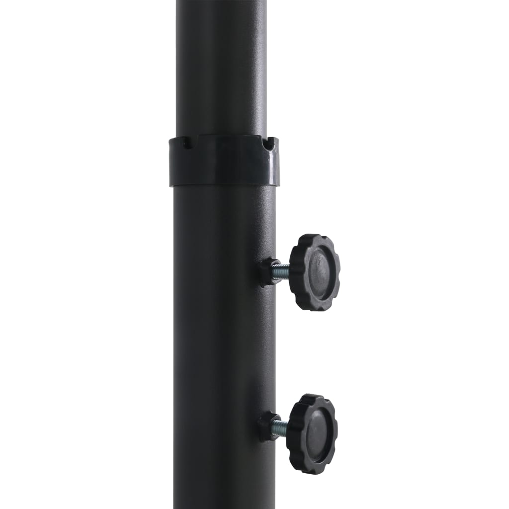 vidaXL Umbrelă soare exterior cu stâlp aluminiu, albastru, 460x270 cm vidaXL Umbrelă soare exterior cu stâlp aluminiu, albastru, 460x270 cm