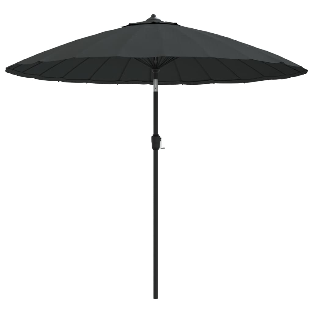 vidaXL Umbrelă de soare de exterior, stâlp aluminiu, antracit, 270 cm vidaXL Umbrelă de soare de exterior, stâlp aluminiu, antracit, 270 cm