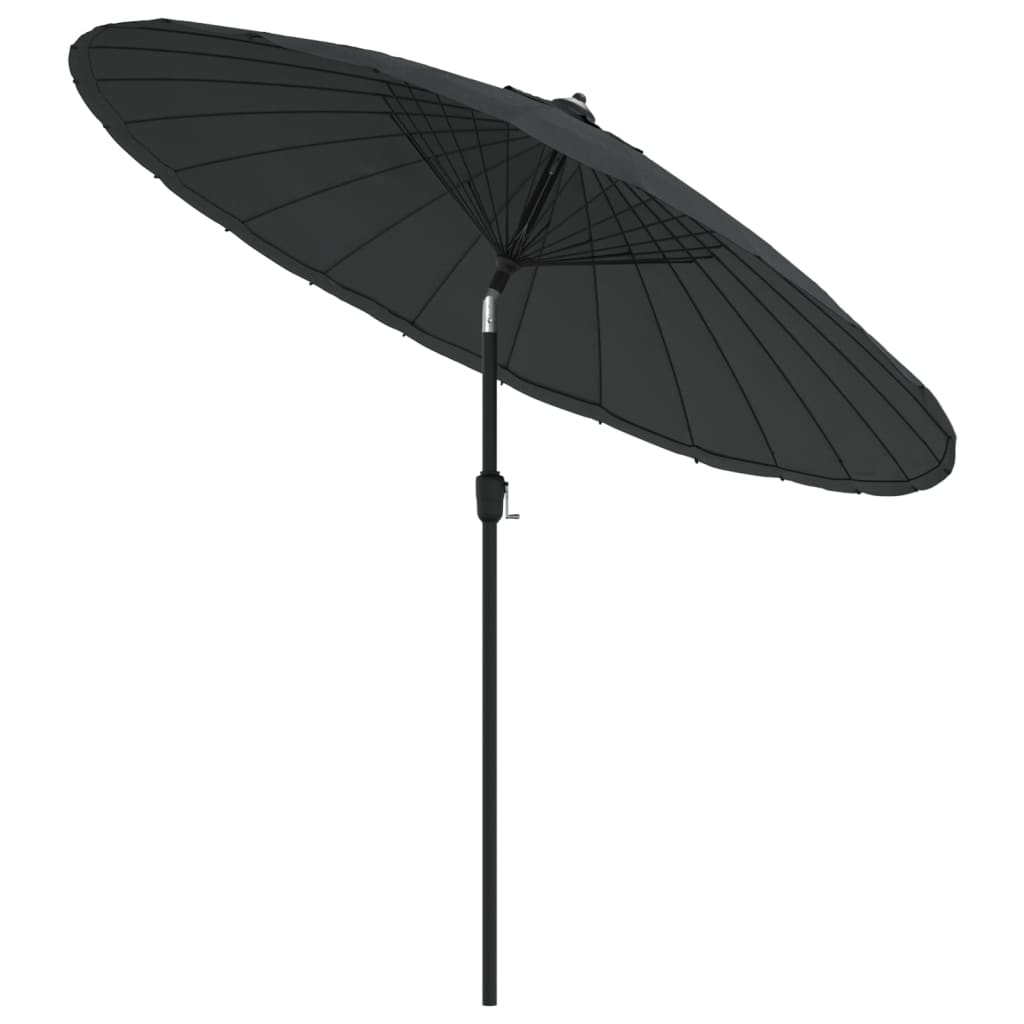 vidaXL Umbrelă de soare de exterior, stâlp aluminiu, antracit, 270 cm vidaXL Umbrelă de soare de exterior, stâlp aluminiu, antracit, 270 cm