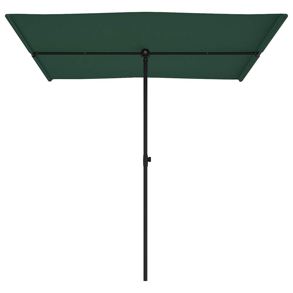 vidaXL Umbrelă de soare de grădină, stâlp aluminiu, verde, 2x1,5 cm vidaXL Umbrelă de soare de grădină, stâlp aluminiu, verde, 2x1,5 cm
