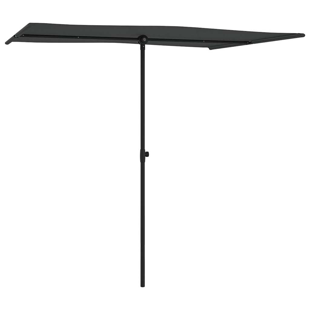 vidaXL Umbrelă de soare de grădină cu stâlp aluminiu antracit 2x1,5 cm vidaXL Umbrelă de soare de grădină cu stâlp aluminiu antracit 2x1,5 cm