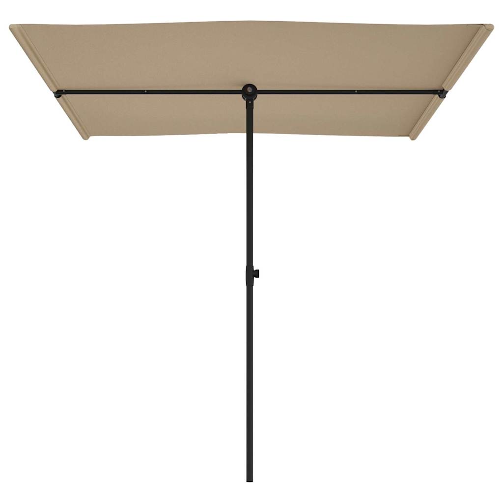 vidaXL Umbrelă de soare de grădină, stâlp aluminiu, taupe, 2x1,5 cm vidaXL Umbrelă de soare de grădină, stâlp aluminiu, taupe, 2x1,5 cm