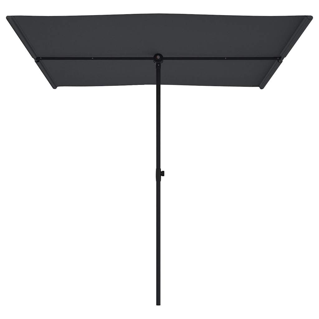 vidaXL Umbrelă de soare de grădină, stâlp aluminiu, negru, 2x1,5 cm vidaXL Umbrelă de soare de grădină, stâlp aluminiu, negru, 2x1,5 cm