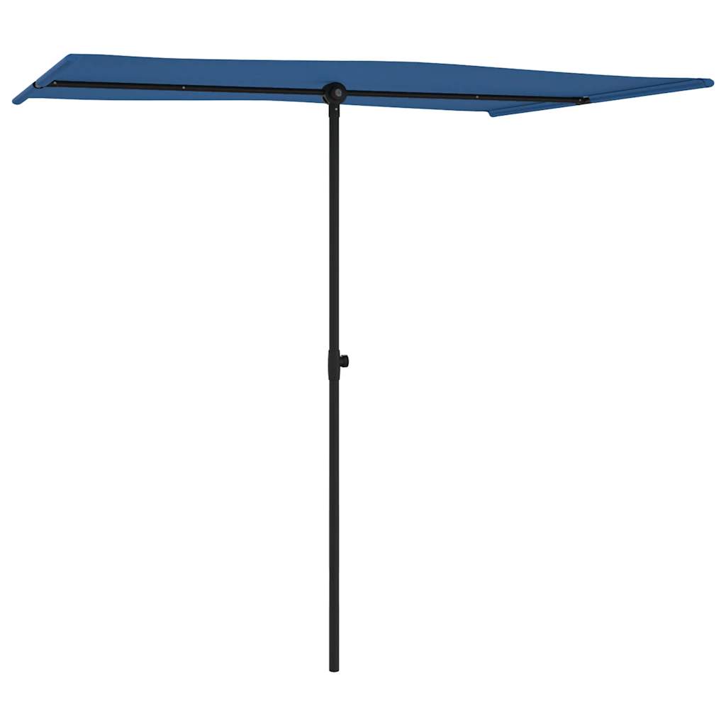 vidaXL Umbrelă de soare grădină, stâlp din aluminiu, azuriu, 2x1,5 m vidaXL Umbrelă de soare grădină, stâlp din aluminiu, azuriu, 2x1,5 m