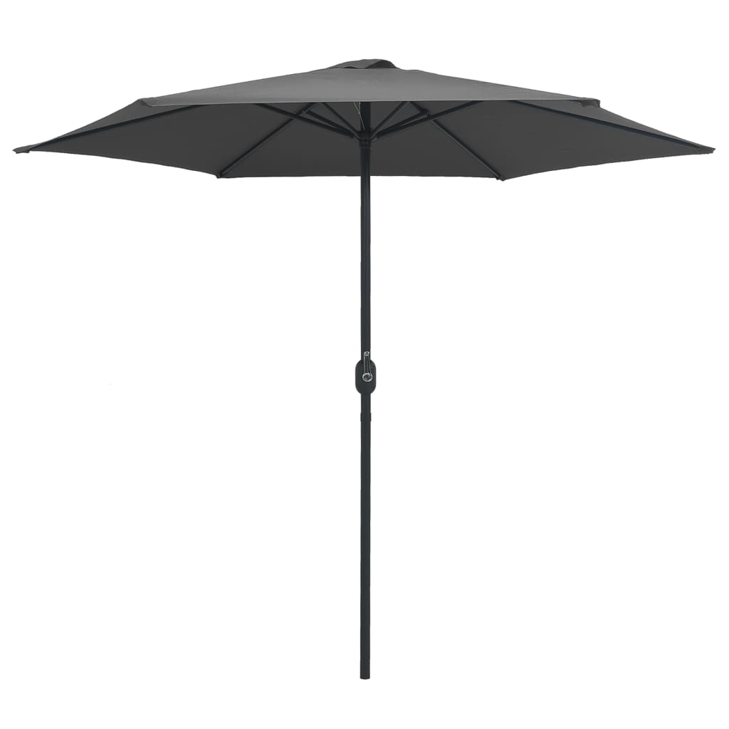 vidaXL Umbrelă de soare cu stâlp din aluminiu, antracit, 270x246 cm vidaXL Umbrelă de soare cu stâlp din aluminiu, antracit, 270x246 cm