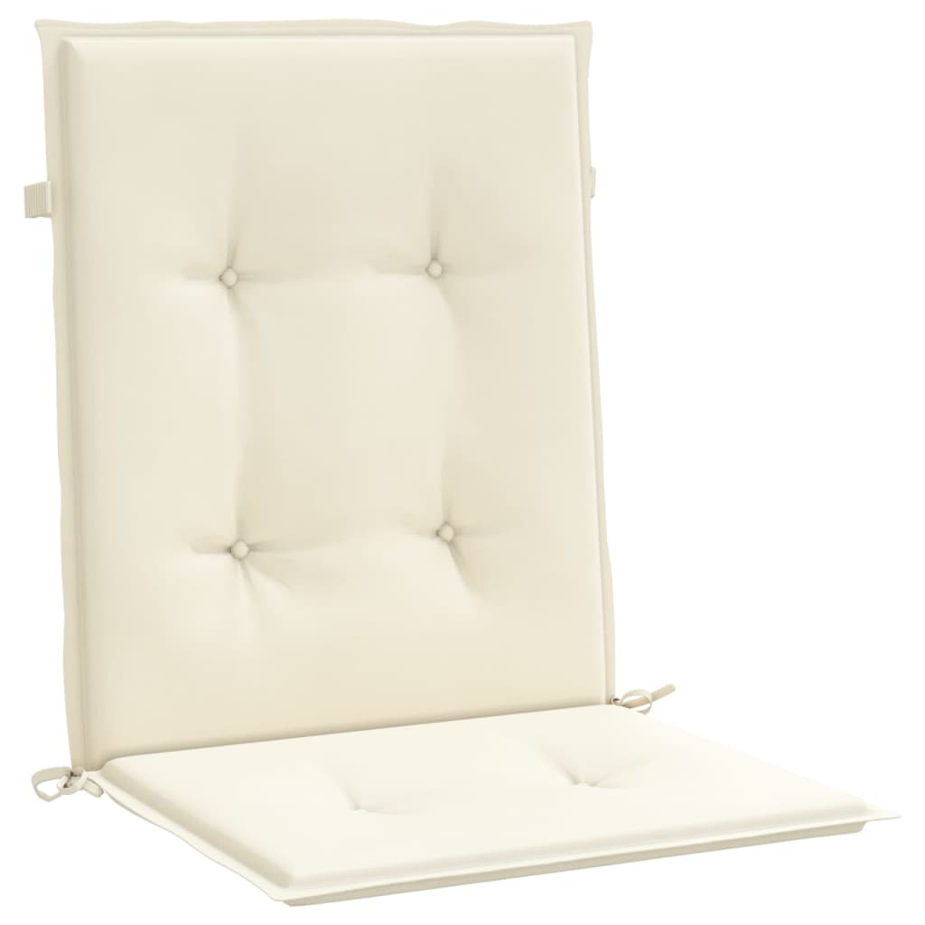 vidaXL Perne cu spătar mic, 2 buc. crem 100x50x3 cm textil oxford vidaXL Perne cu spătar mic, 2 buc. crem 100x50x3 cm textil oxford