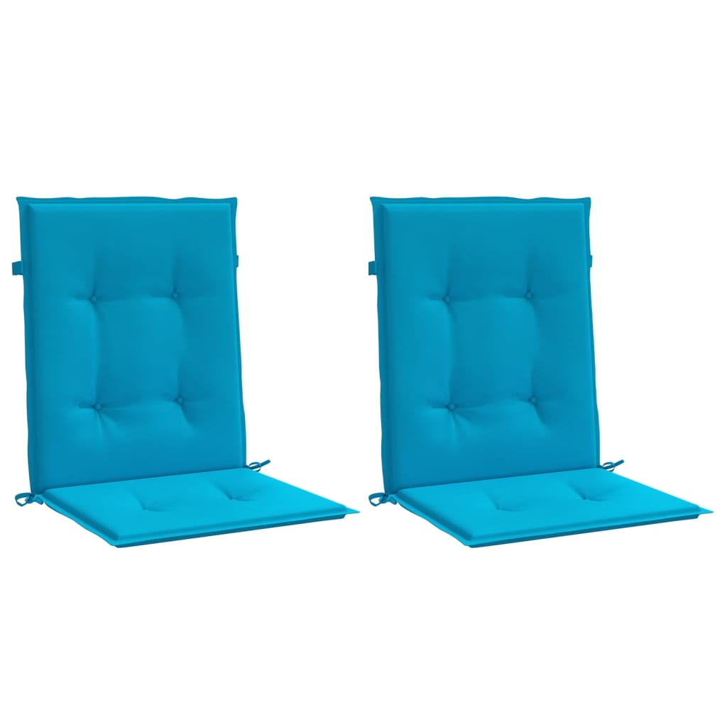vidaXL Perne cu spătar mic, 2 buc. albastru 100x50x3 cm textil oxford vidaXL Perne cu spătar mic, 2 buc. albastru 100x50x3 cm textil oxford