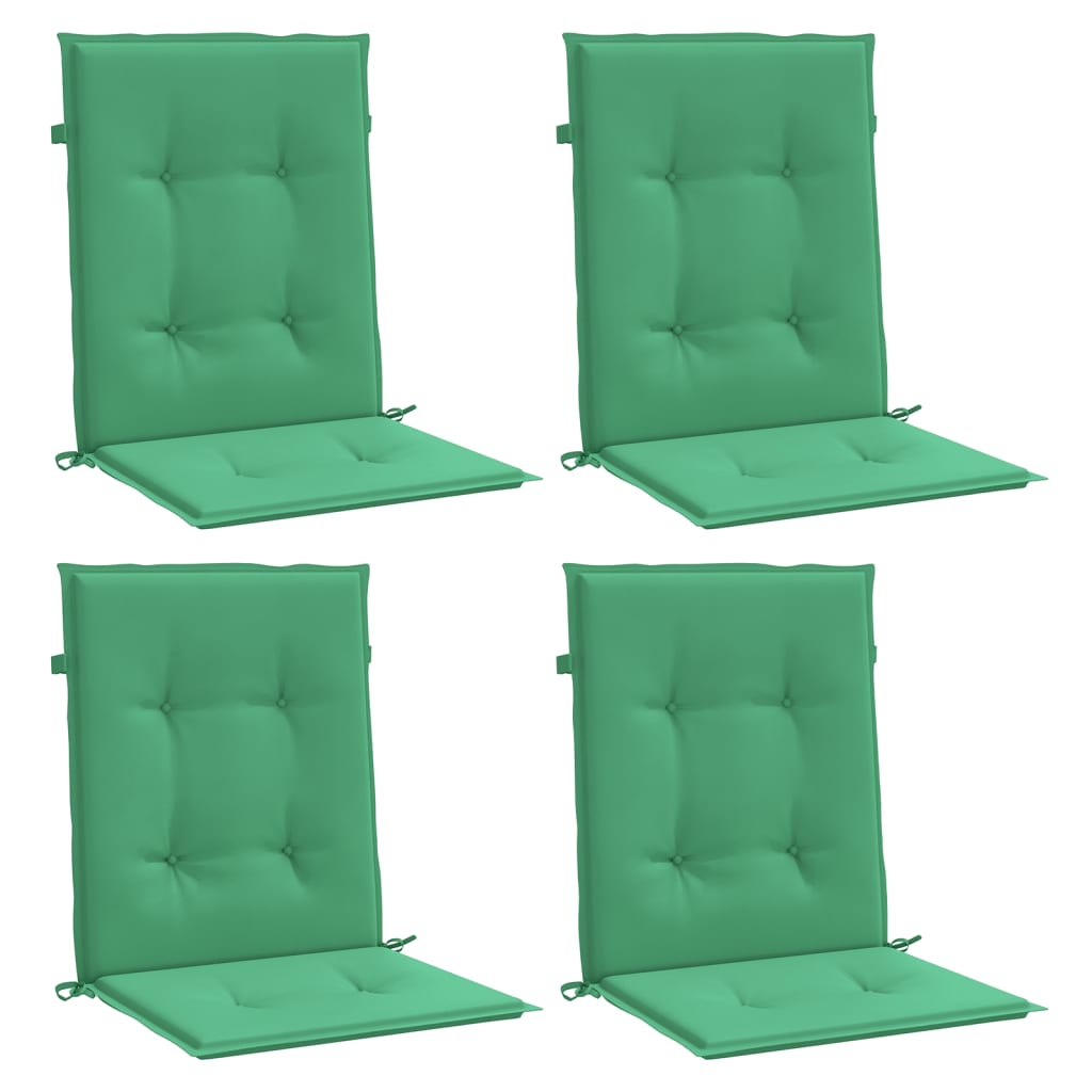 vidaXL Perne cu spătar mic, 4 buc. verde 100x50x3 cm textil oxford vidaXL Perne cu spătar mic, 4 buc. verde 100x50x3 cm textil oxford