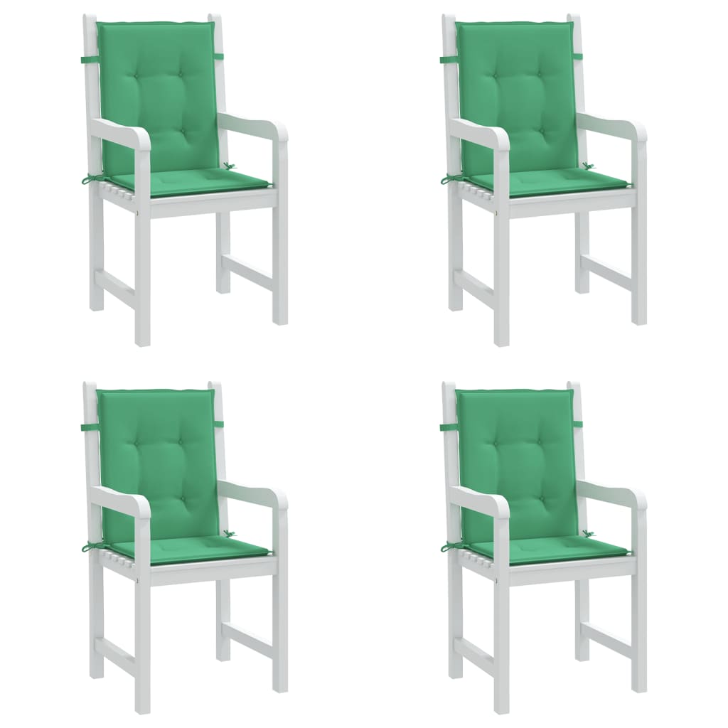 vidaXL Perne cu spătar mic, 4 buc. verde 100x50x3 cm textil oxford vidaXL Perne cu spătar mic, 4 buc. verde 100x50x3 cm textil oxford