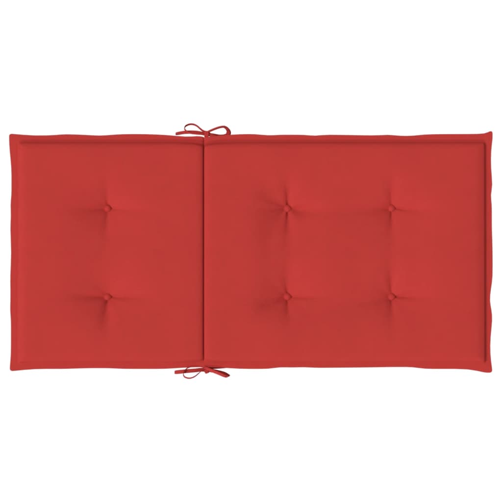 vidaXL Perne cu spătar mic, 4 buc. roșu 100x50x3 cm textil oxford vidaXL Perne cu spătar mic, 4 buc. roșu 100x50x3 cm textil oxford