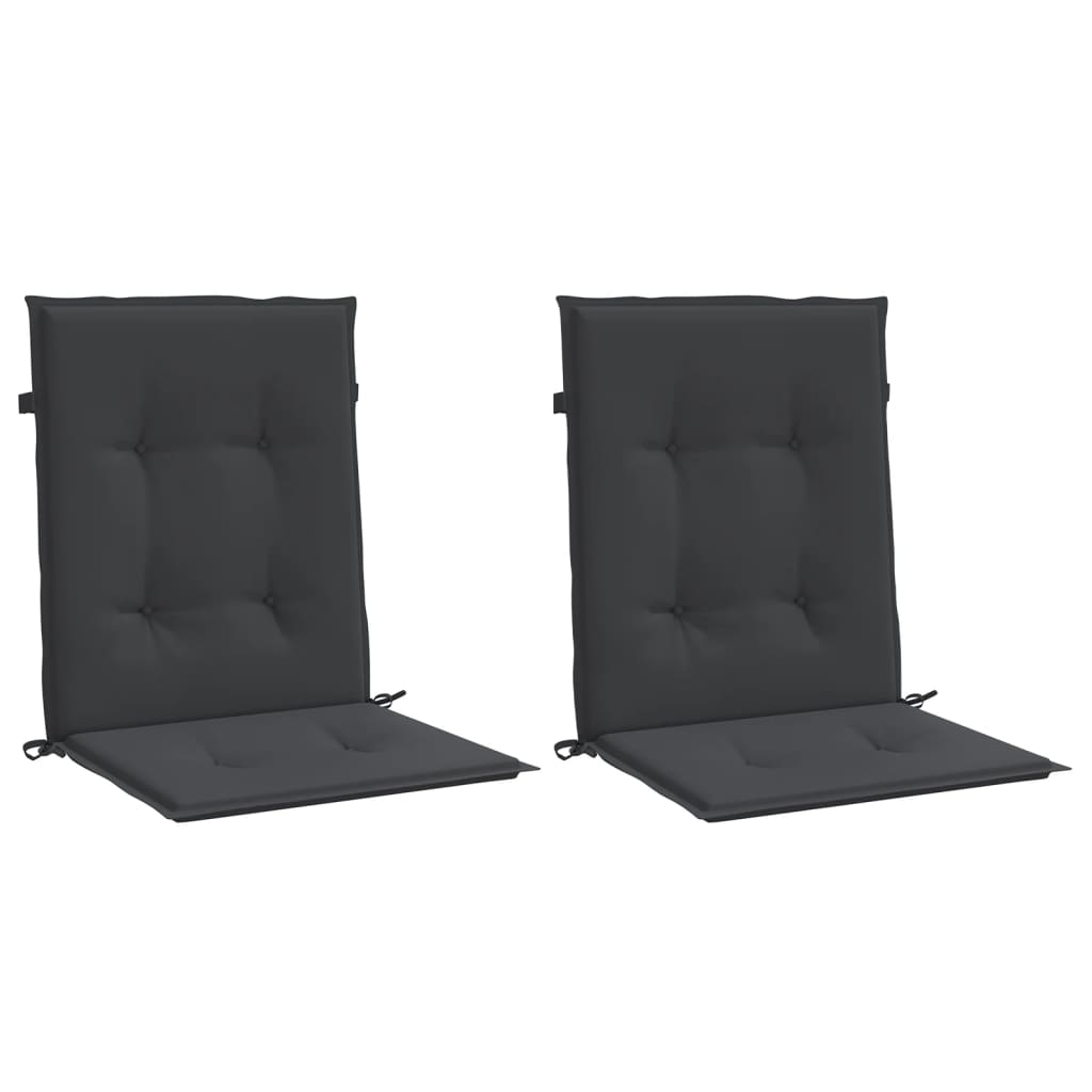 vidaXL Perne cu spătar mic, 2 buc. negru 100x50x3 cm textil oxford vidaXL Perne cu spătar mic, 2 buc. negru 100x50x3 cm textil oxford