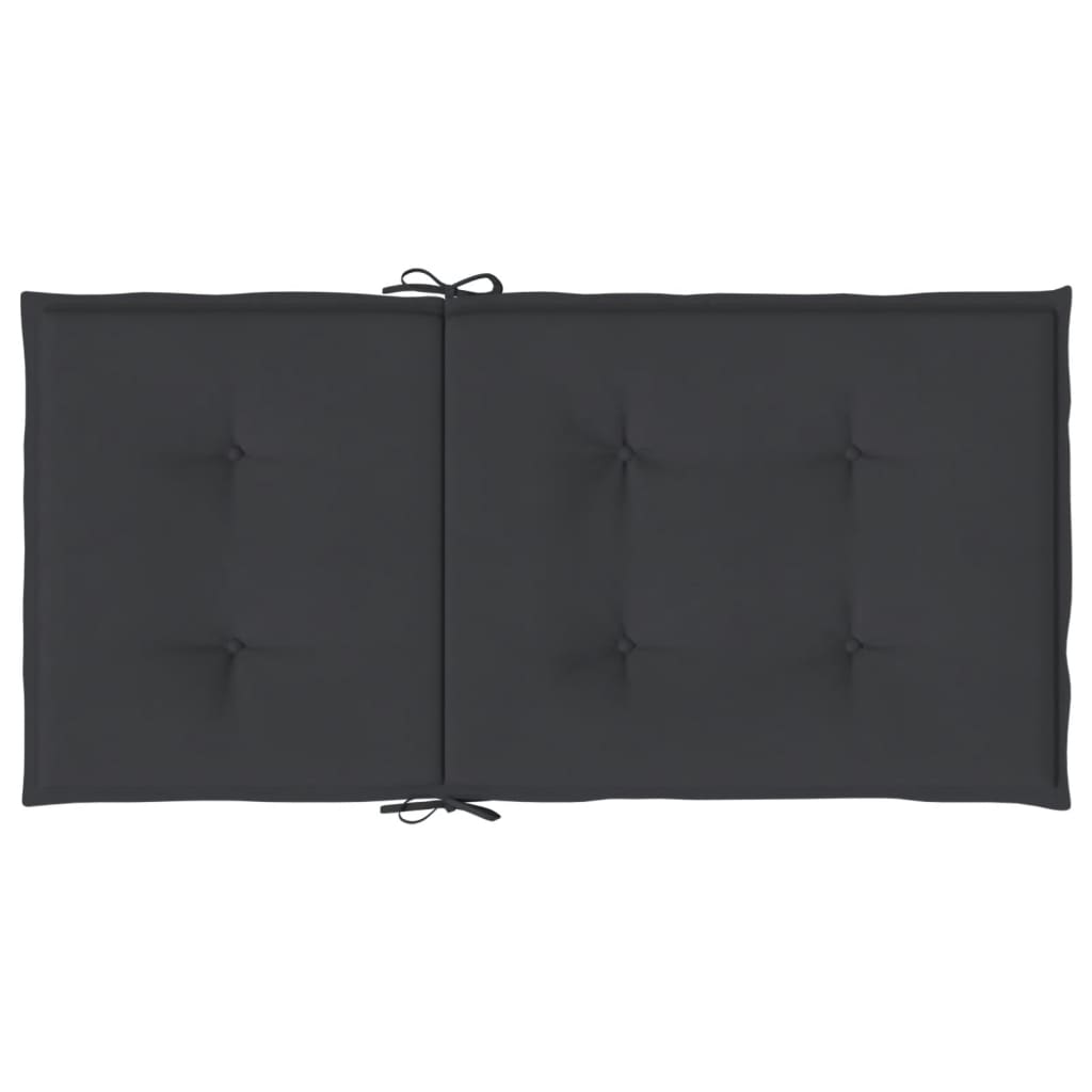 vidaXL Perne cu spătar mic, 2 buc. negru 100x50x3 cm textil oxford vidaXL Perne cu spătar mic, 2 buc. negru 100x50x3 cm textil oxford