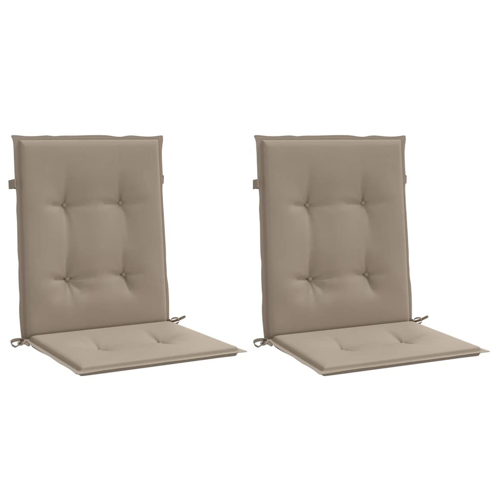 vidaXL Perne cu spătar mic, 2 buc. gri taupe 100x50x3 cm textil oxford vidaXL Perne cu spătar mic, 2 buc. gri taupe 100x50x3 cm textil oxford