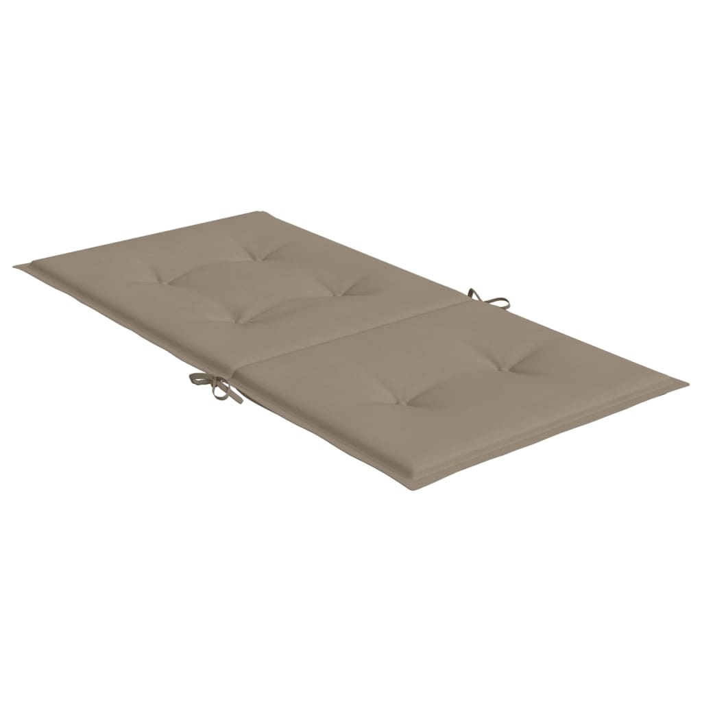 vidaXL Perne cu spătar mic, 4 buc. gri taupe 100x50x3 cm textil oxford