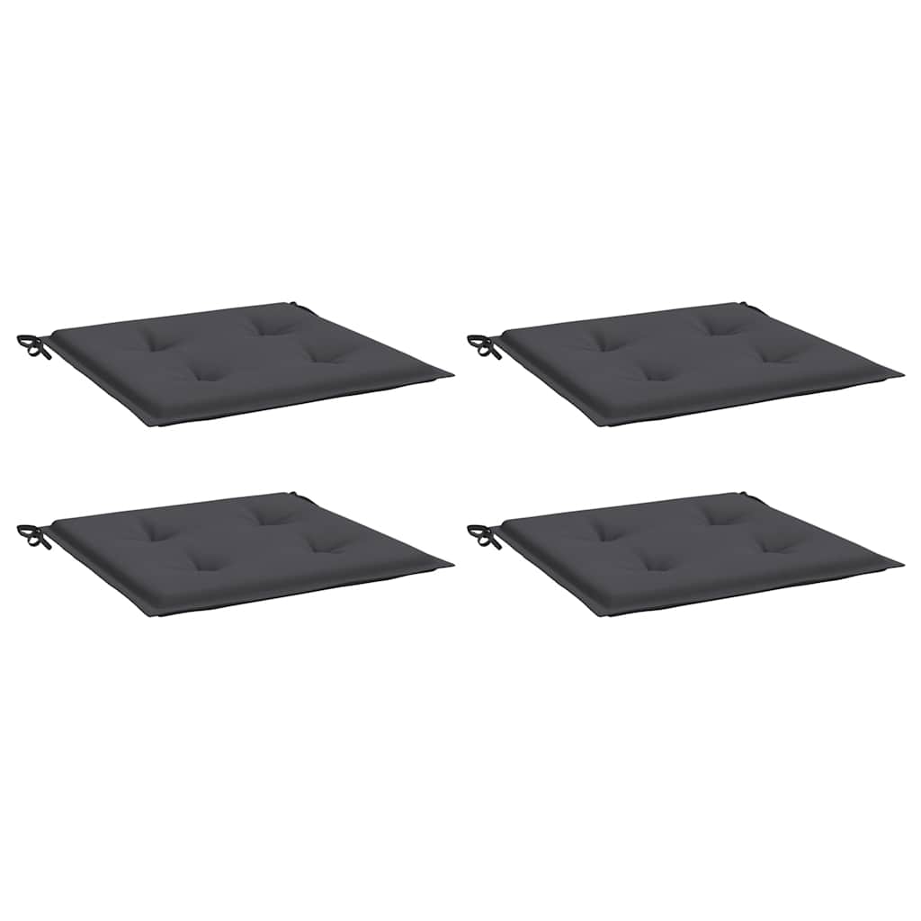 vidaXL Perne scaune grădină 4 buc. antracit 40x40x4 cm țesătură Oxford vidaXL Perne scaune grădină 4 buc. antracit 40x40x4 cm țesătură Oxford