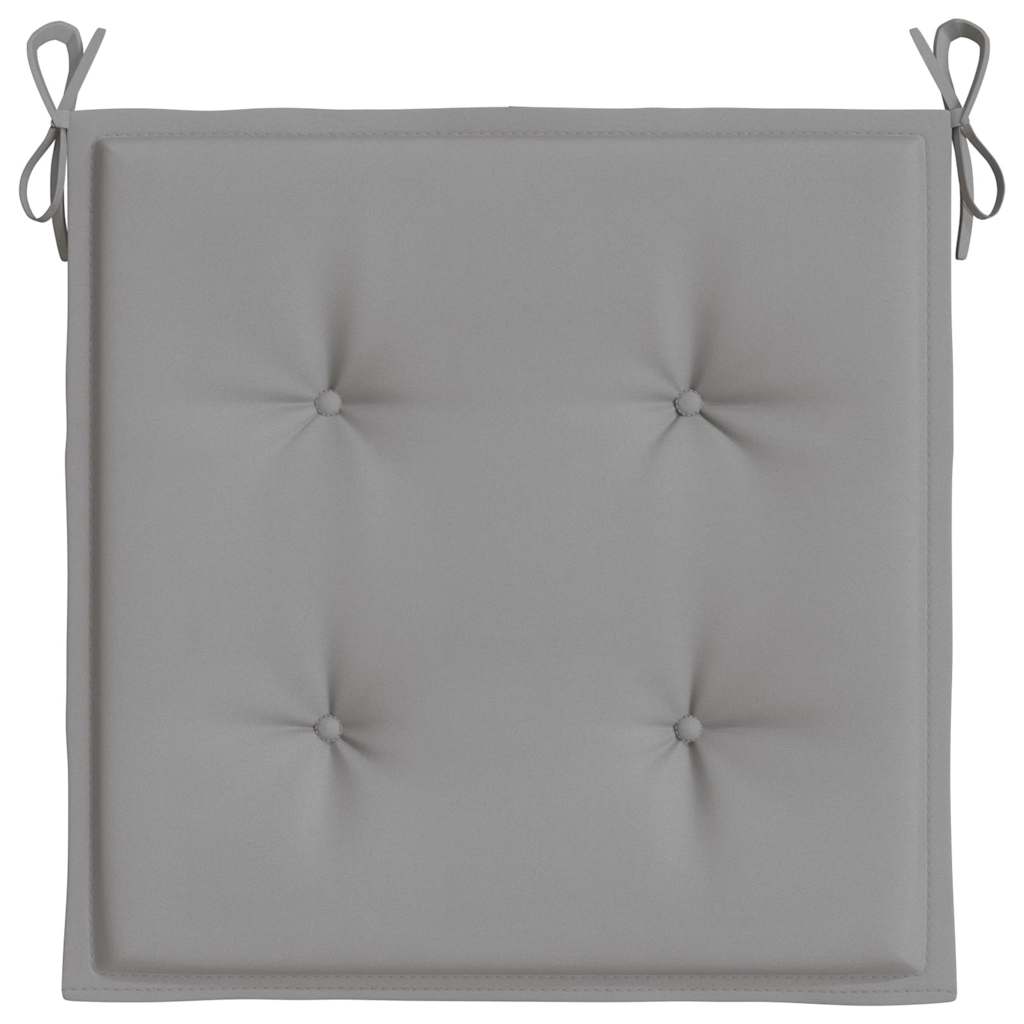 vidaXL Perne scaune grădină 4 buc. gri 40x40x4 cm țesătură Oxford