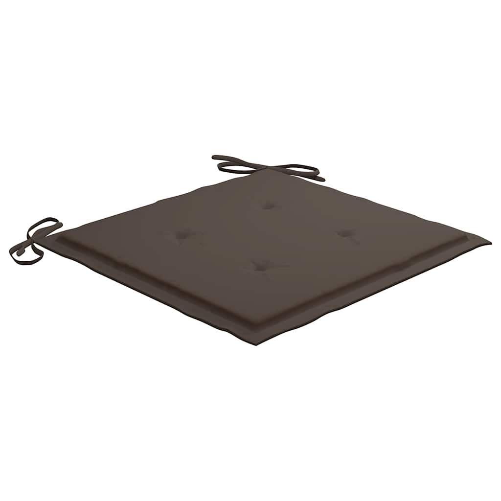 vidaXL Perne scaune grădină 4 buc. gri taupe 40x40x4cm țesătură Oxford vidaXL Perne scaune grădină 4 buc. gri taupe 40x40x4cm țesătură Oxford