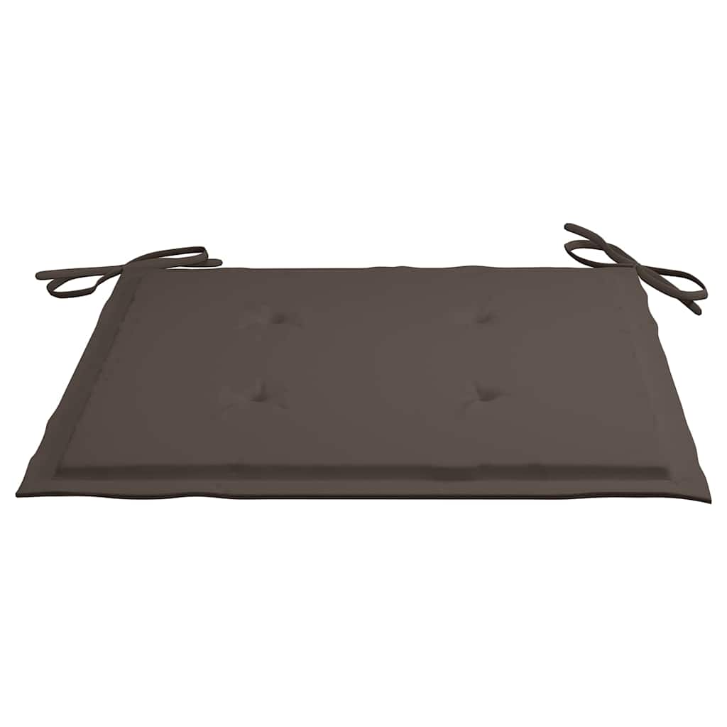 vidaXL Perne scaune grădină 4 buc. gri taupe 40x40x4cm țesătură Oxford vidaXL Perne scaune grădină 4 buc. gri taupe 40x40x4cm țesătură Oxford