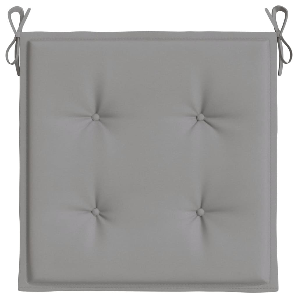 vidaXL Perne scaune de grădină 2 buc. gri 50x50x3 cm țesătură Oxford vidaXL Perne scaune de grădină 2 buc. gri 50x50x3 cm țesătură Oxford