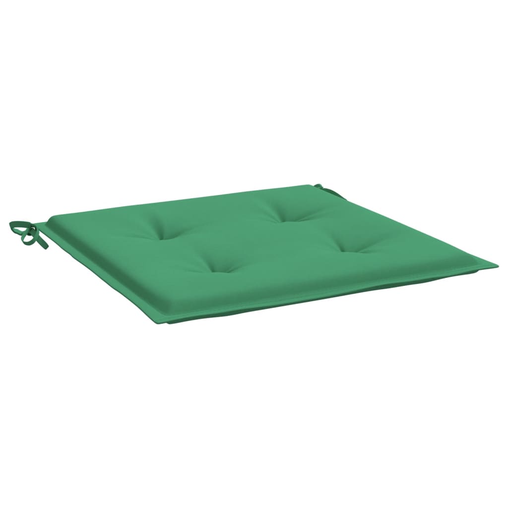 vidaXL Perne scaune de grădină 2 buc. verde 50x50x3 cm țesătură Oxford vidaXL Perne scaune de grădină 2 buc. verde 50x50x3 cm țesătură Oxford