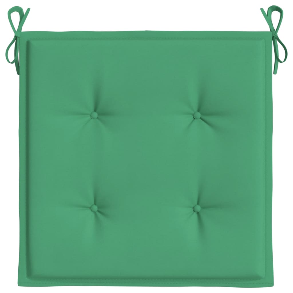 vidaXL Perne scaune de grădină 2 buc. verde 50x50x3 cm țesătură Oxford vidaXL Perne scaune de grădină 2 buc. verde 50x50x3 cm țesătură Oxford