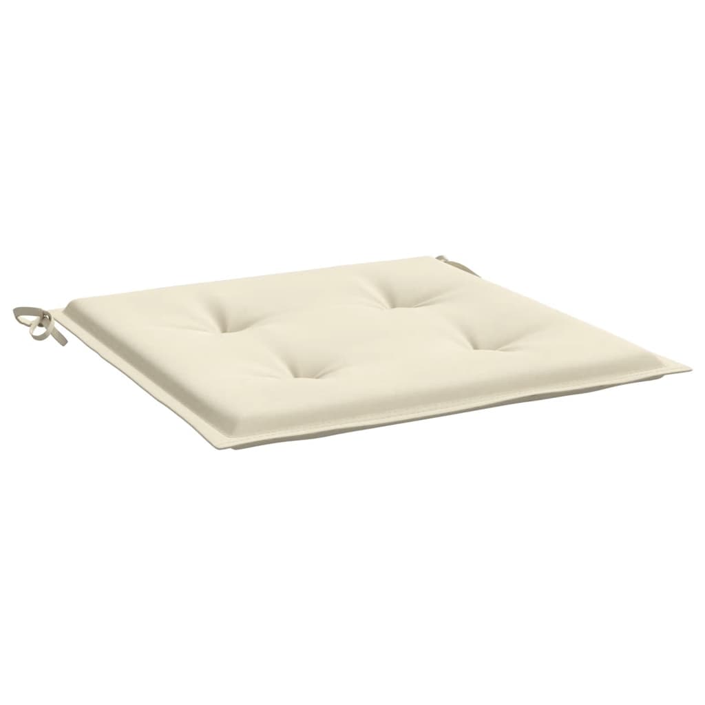 vidaXL Perne scaune de grădină 2 buc. crem 50x50x3 cm țesătură Oxford vidaXL Perne scaune de grădină 2 buc. crem 50x50x3 cm țesătură Oxford
