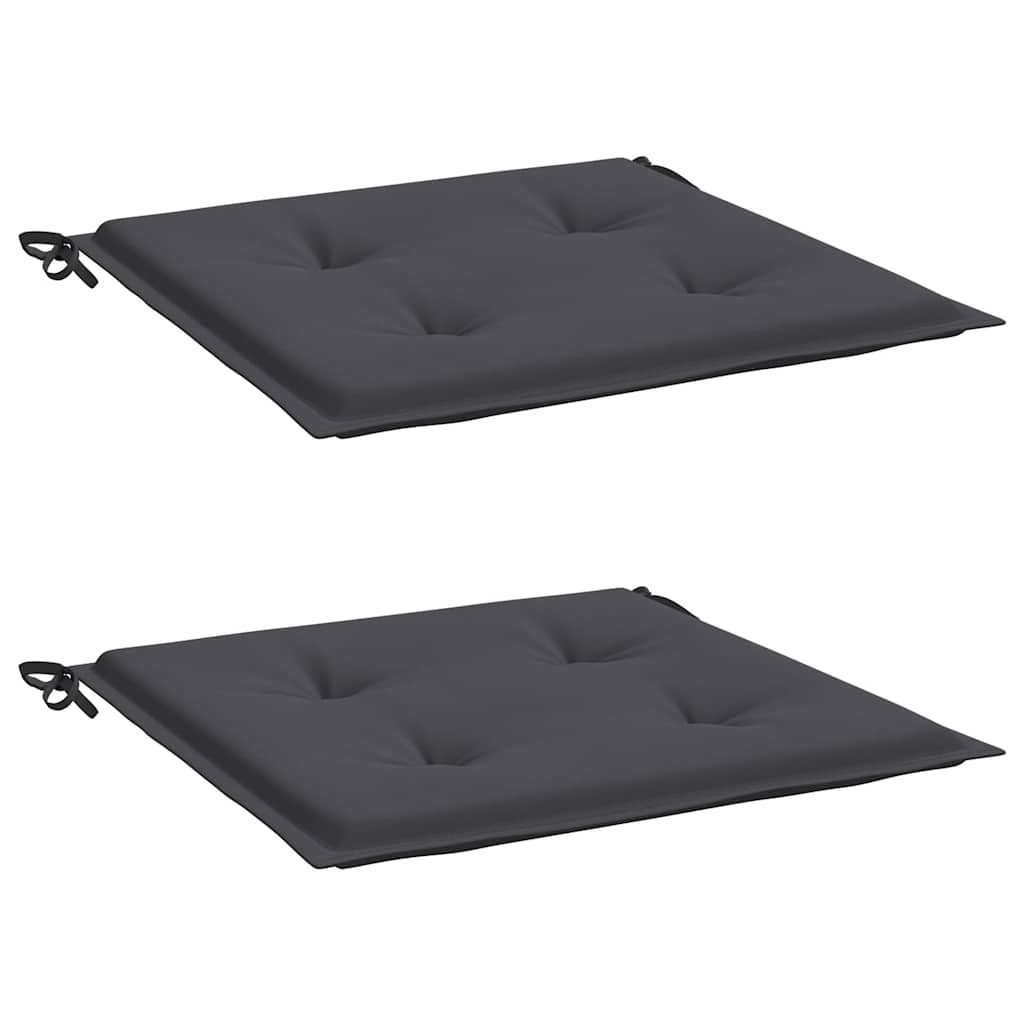 vidaXL Perne scaune grădină 2 buc. antracit 50x50x4 cm țesătură Oxford vidaXL Perne scaune grădină 2 buc. antracit 50x50x4 cm țesătură Oxford