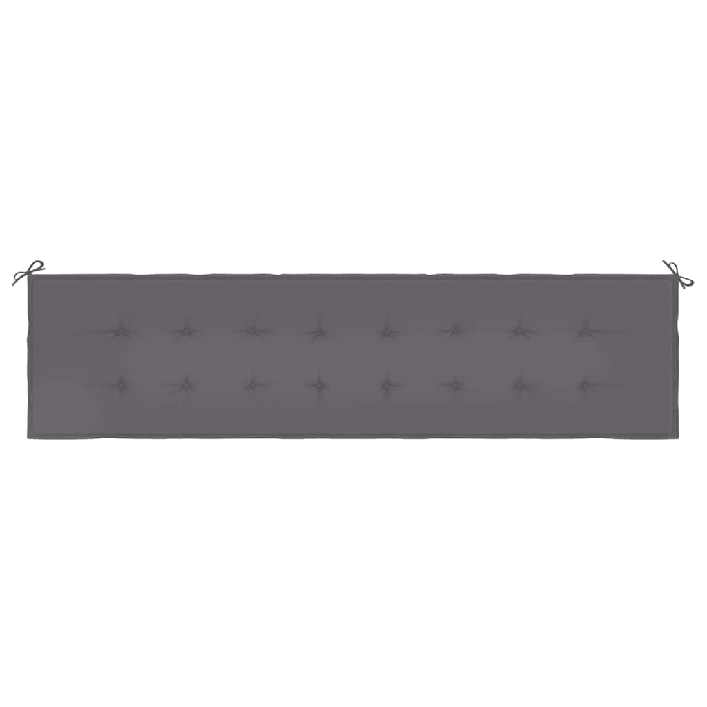 vidaXL Pernă de bancă de grădină antracit 200x50x4 cm textil oxford vidaXL Pernă de bancă de grădină antracit 200x50x4 cm textil oxford