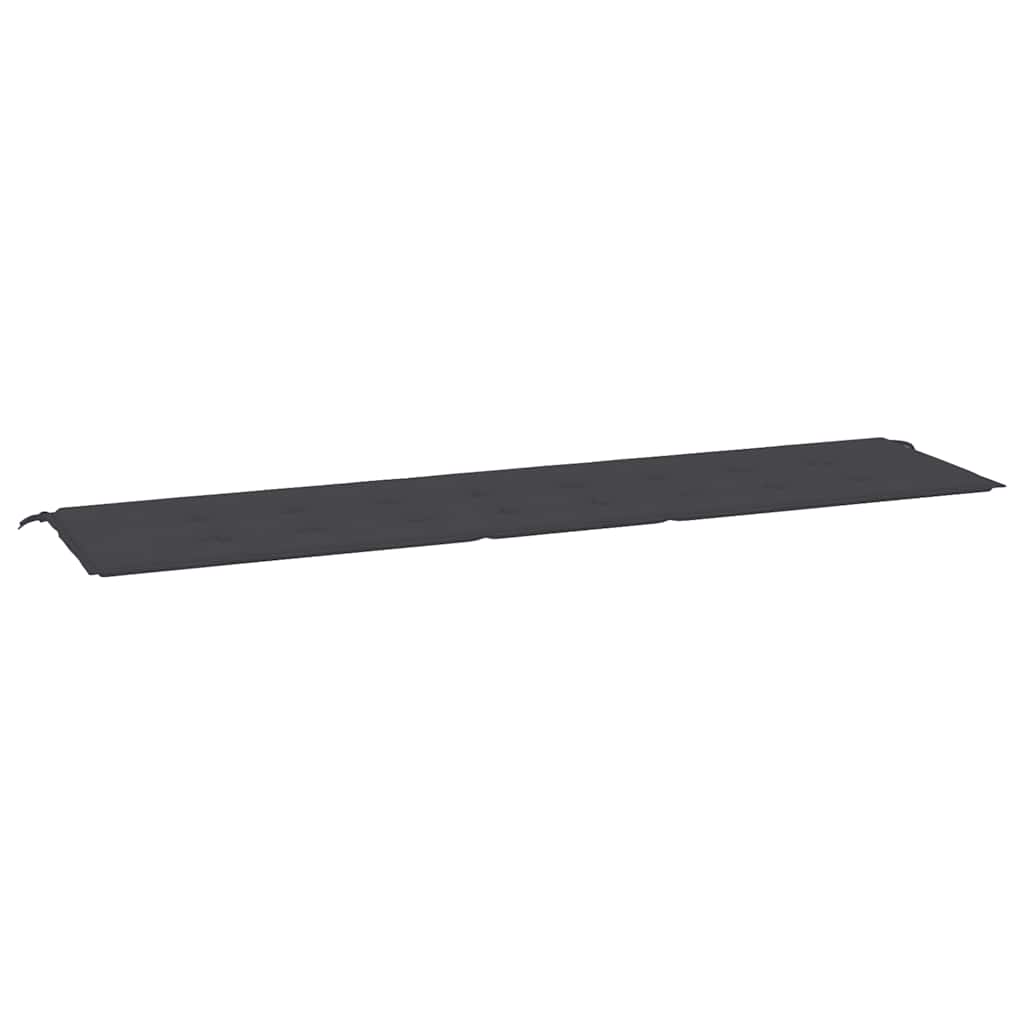 vidaXL Pernă de bancă de grădină, negru, 200x50x4 cm, textil oxford vidaXL Pernă de bancă de grădină, negru, 200x50x4 cm, textil oxford