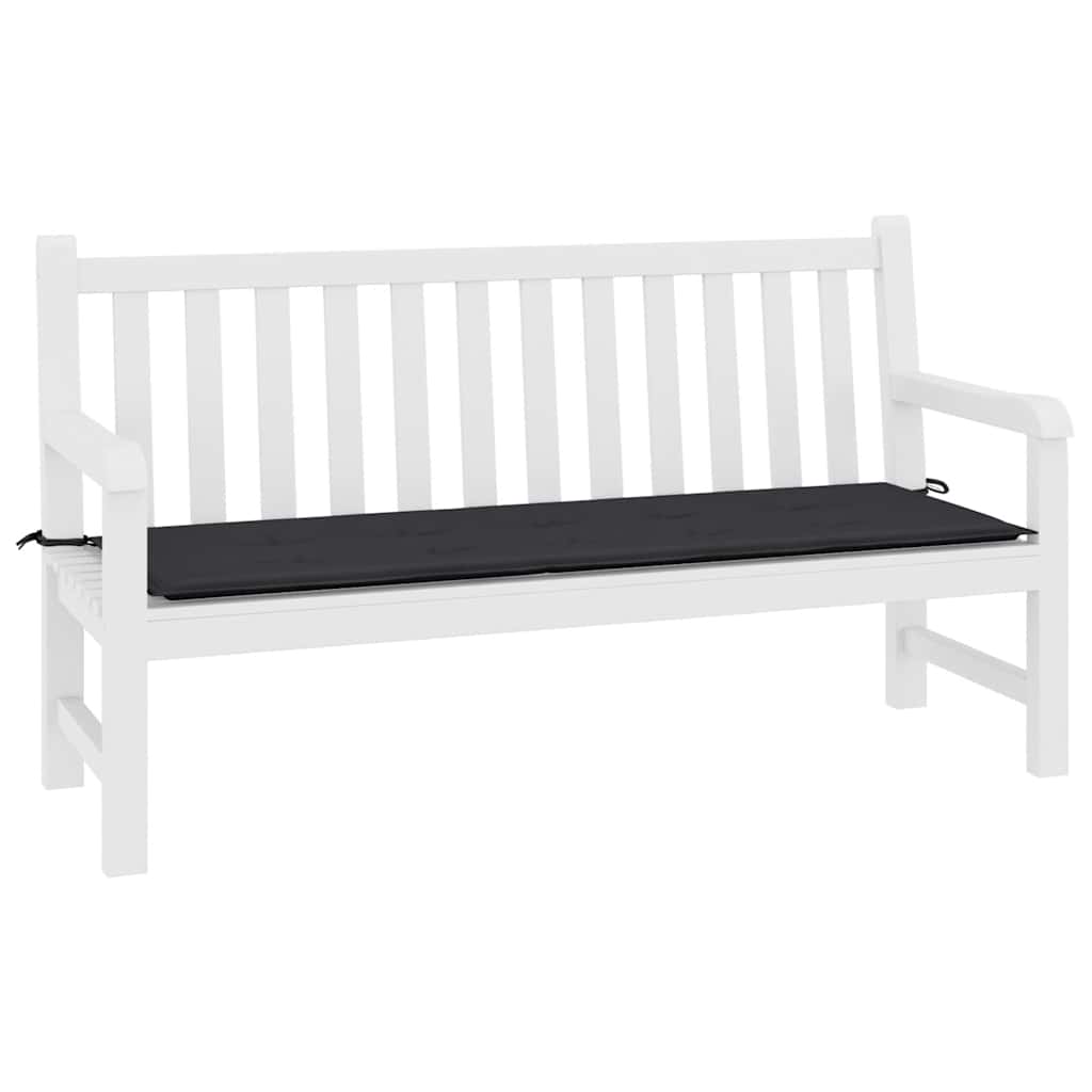 vidaXL Pernă de bancă de grădină, negru, 200x50x4 cm, textil oxford vidaXL Pernă de bancă de grădină, negru, 200x50x4 cm, textil oxford
