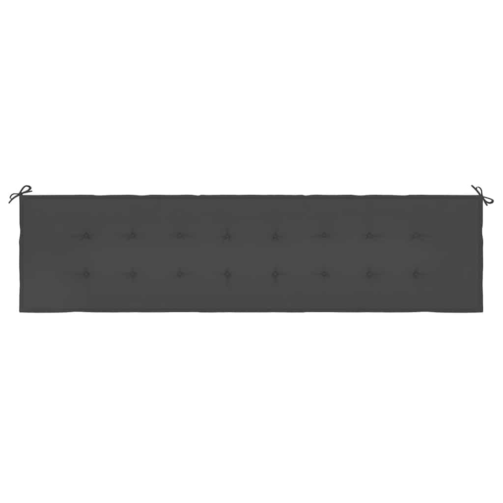 vidaXL Pernă de bancă de grădină, negru, 200x50x4 cm, textil oxford vidaXL Pernă de bancă de grădină, negru, 200x50x4 cm, textil oxford