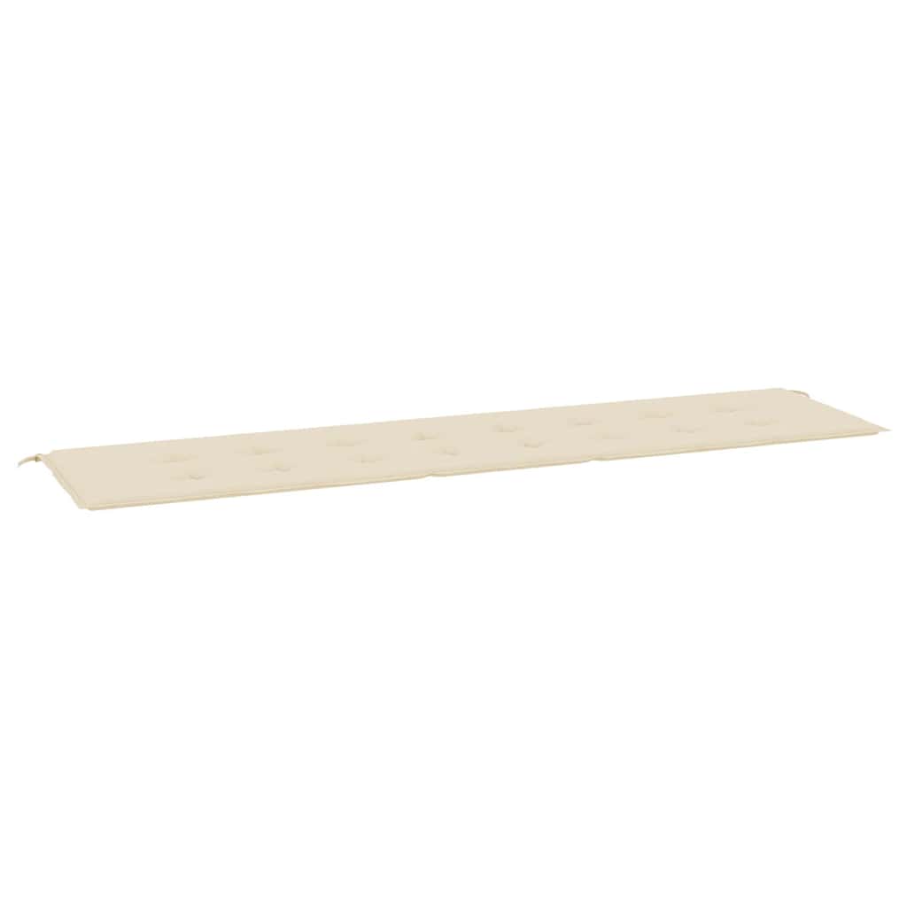 vidaXL Pernă de bancă de grădină, bej, 200x50x4 cm, textil oxford vidaXL Pernă de bancă de grădină, bej, 200x50x4 cm, textil oxford