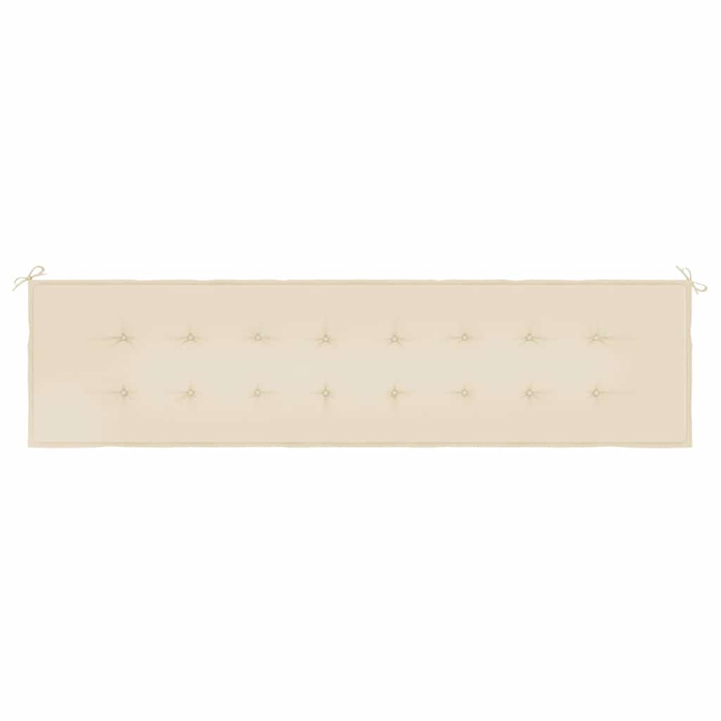 vidaXL Pernă de bancă de grădină, bej, 200x50x4 cm, textil oxford vidaXL Pernă de bancă de grădină, bej, 200x50x4 cm, textil oxford