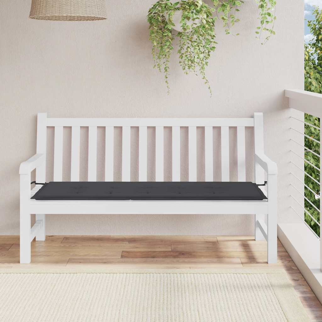 vidaXL Pernă de bancă de grădină, negru, 150x50x4 cm, textil oxford vidaXL Pernă de bancă de grădină, negru, 150x50x4 cm, textil oxford