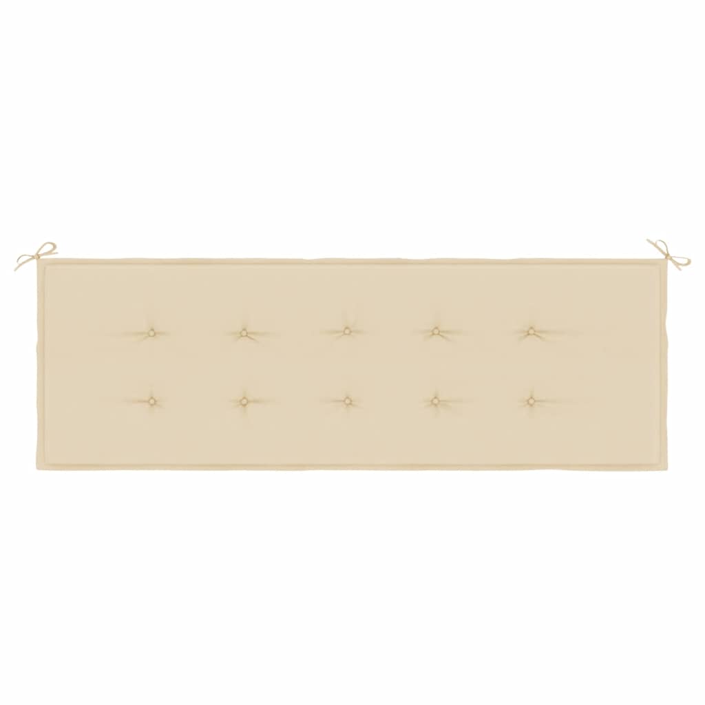vidaXL Pernă de bancă de grădină, bej, 150x50x4 cm, textil oxford vidaXL Pernă de bancă de grădină, bej, 150x50x4 cm, textil oxford