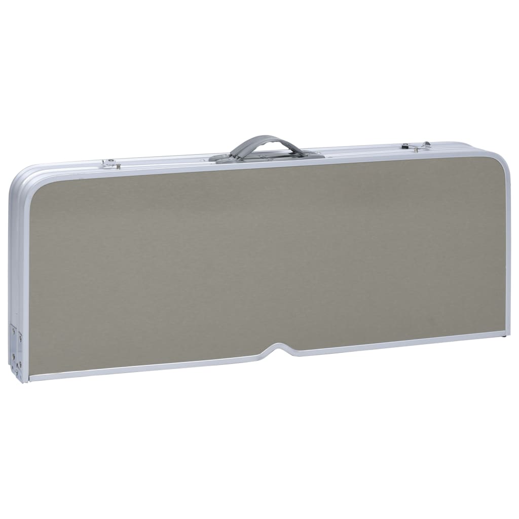 vidaXL Masă de camping pliabilă cu 4 scaune, oțel și aluminiu vidaXL Masă de camping pliabilă cu 4 scaune, oțel și aluminiu