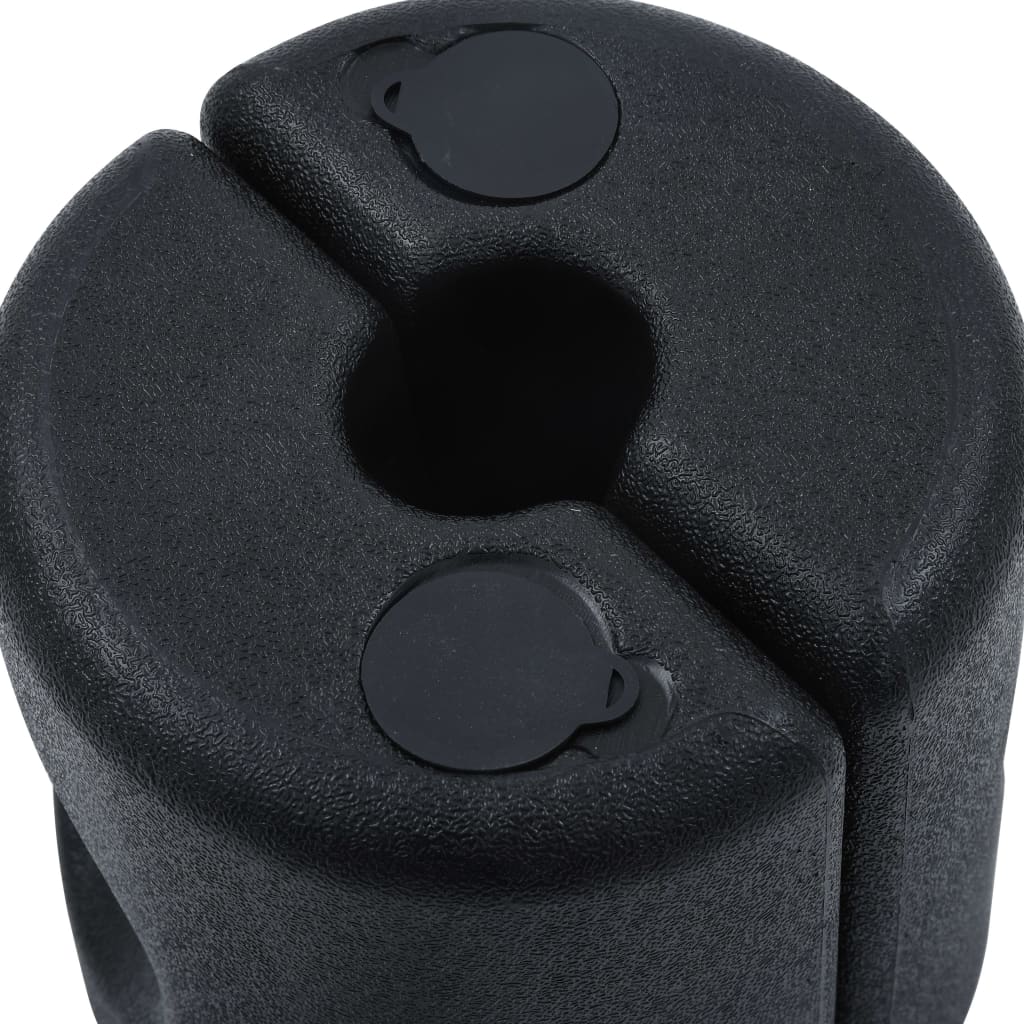 vidaXL Greutăți pentru pavilion, 4 buc., negru, PE vidaXL Greutăți pentru pavilion, 4 buc., negru, PE