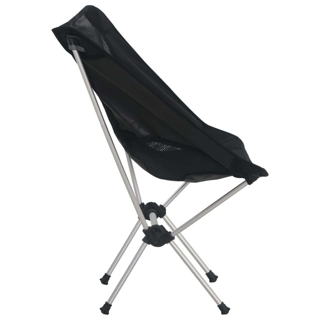 vidaXL Scaune camping pliabile cu husă, 2 buc., 54x50x65 cm, aluminiu vidaXL Scaune camping pliabile cu husă, 2 buc., 54x50x65 cm, aluminiu