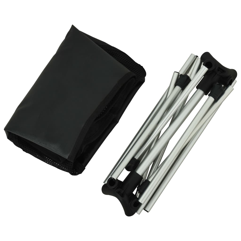 vidaXL Scaune camping pliabile cu husă, 2 buc., 54x50x65 cm, aluminiu vidaXL Scaune camping pliabile cu husă, 2 buc., 54x50x65 cm, aluminiu