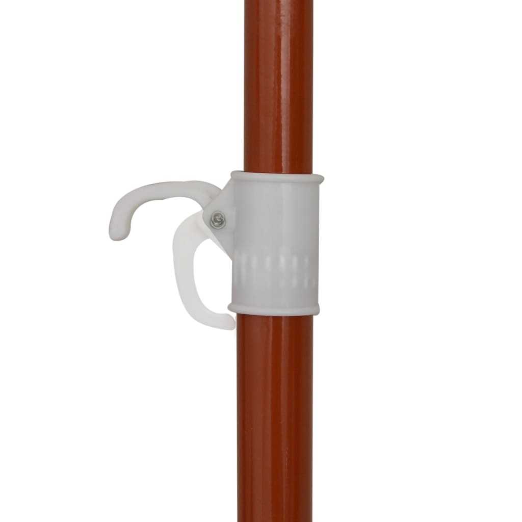 vidaXL Umbrelă de soare cu stâlp din oțel, nisipiu, 240 cm vidaXL Umbrelă de soare cu stâlp din oțel, nisipiu, 240 cm