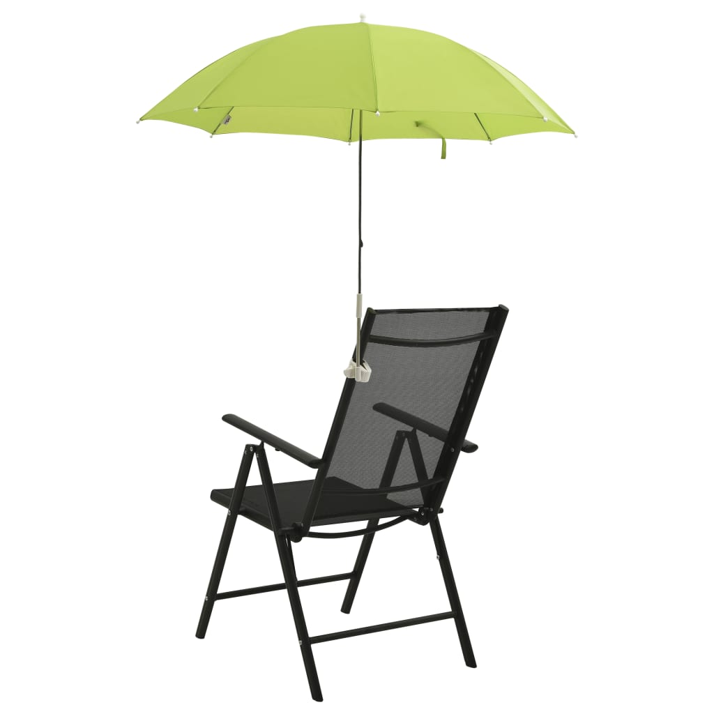 vidaXL Umbrele pentru scaun de camping, 2 buc., verde, 105 cm vidaXL Umbrele pentru scaun de camping, 2 buc., verde, 105 cm