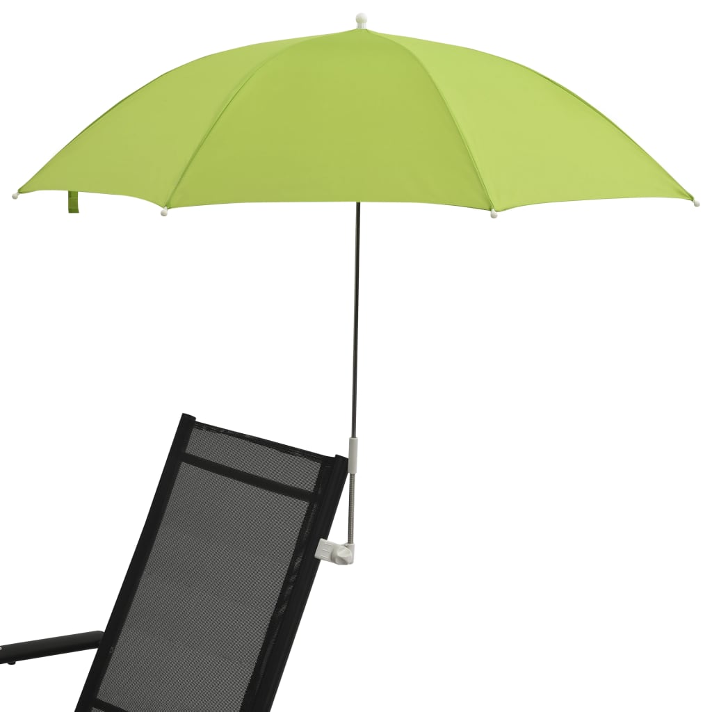 vidaXL Umbrele pentru scaun de camping, 2 buc., verde, 105 cm vidaXL Umbrele pentru scaun de camping, 2 buc., verde, 105 cm