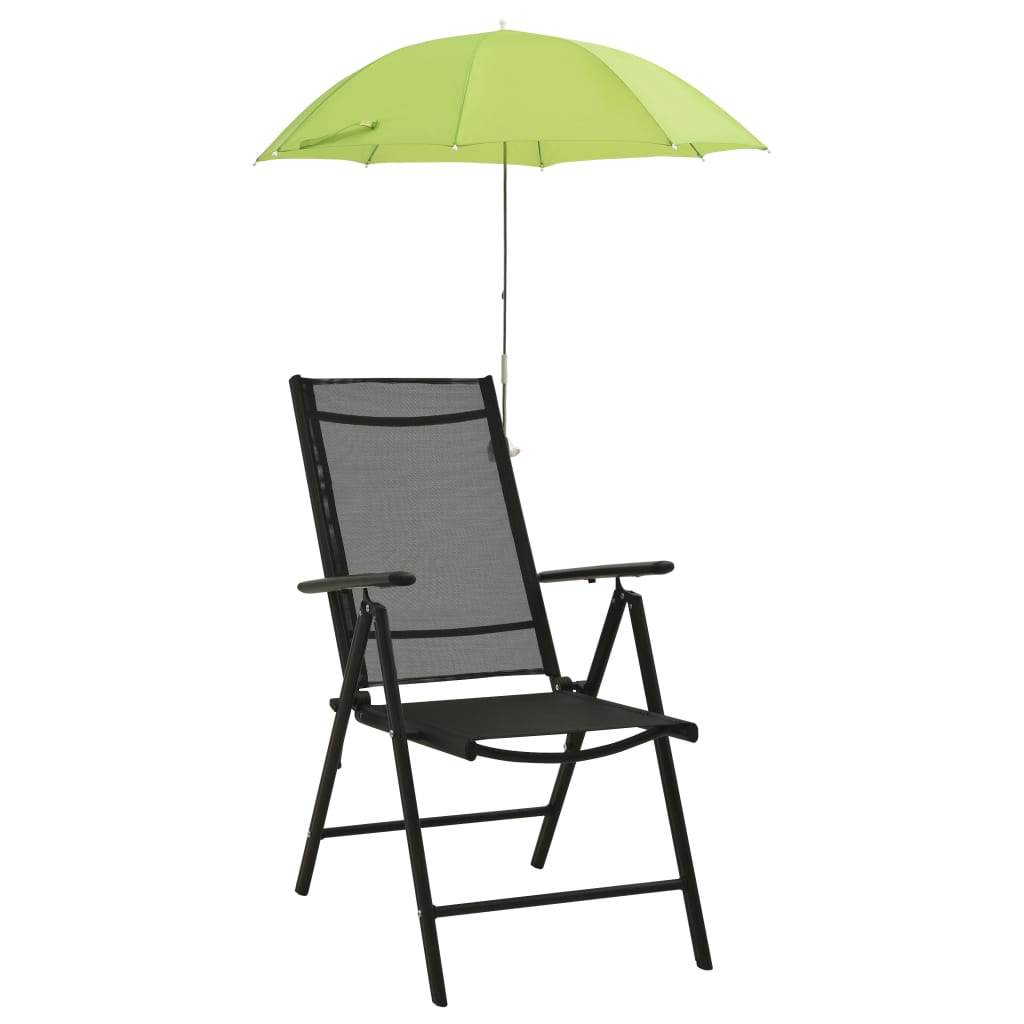 vidaXL Umbrele pentru scaun de camping, 2 buc., verde, 105 cm vidaXL Umbrele pentru scaun de camping, 2 buc., verde, 105 cm