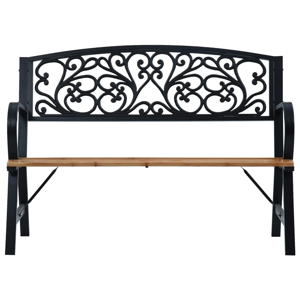 vidaXL Bancă de grădină, 120 cm, lemn