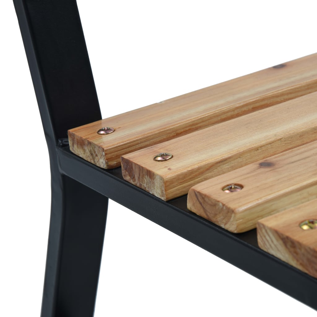 vidaXL Bancă de grădină, 120 cm, lemn