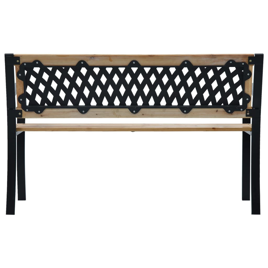 vidaXL Bancă de grădină, 120 cm, lemn