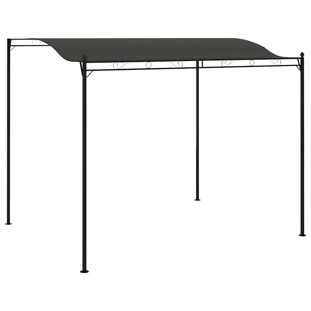 vidaXL Copertină de soare, antracit, 3 x 2,4 m